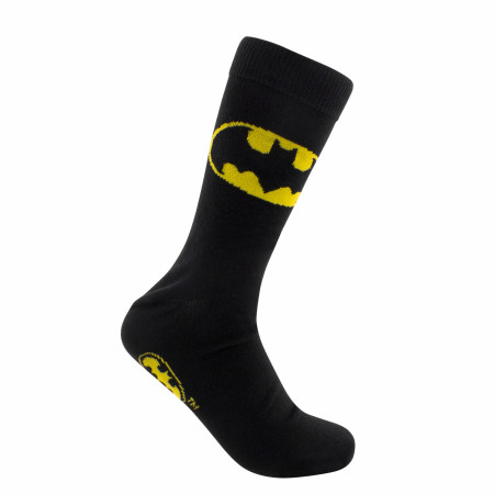 Batman Suit and Logos 2-Pair Pack of Crew Socks